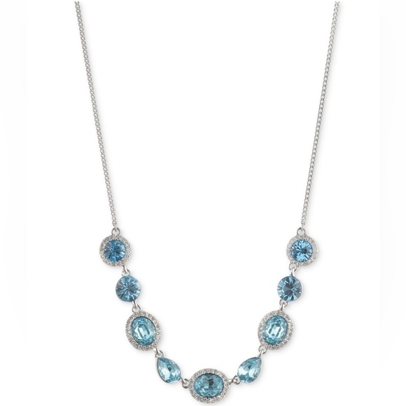 Givenchy Pavé Pear Frontal Necklace - Picture 1 of 3